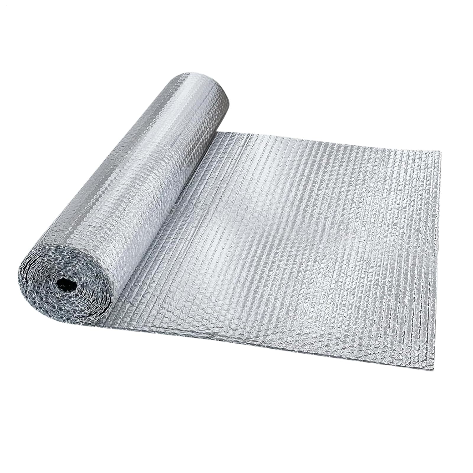Isolation Film Réfléchissant Double face imperméable et résistant aux | Isolation Aluminium à Bulles Feuille isolante thermique à bulles pour camping-car, toit,