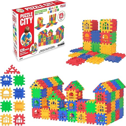 Dede Puzzle City 128 Parça