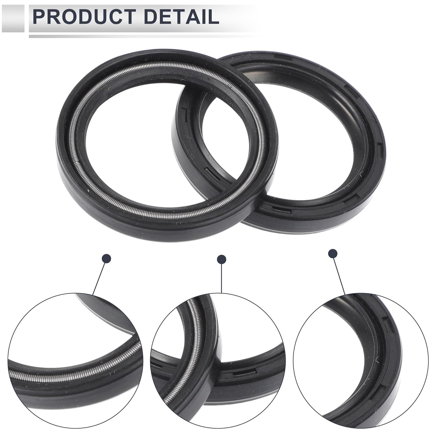 Oil Seal TC Seal Ring Rotary Shaft Seal 28x35x5mm High Pressure Nitrile Rubber 5 Pcs