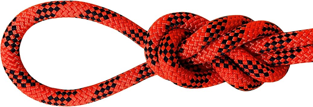 SEAMUS 8mm Prusik Accessory Cord 30M 100ft UIAA Rock Climbing Rope 14Kn High Tensile Strength Rock Climbing Accessories Cord Double Braid Nylon Cord for Mountain Tree Climbing,Fire Rescue