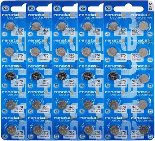 Miniatura 8 de Renata 370 SR920W Baterías  Batería de reloj de óxido de plata 370 de 1,55 V (100 unidades)