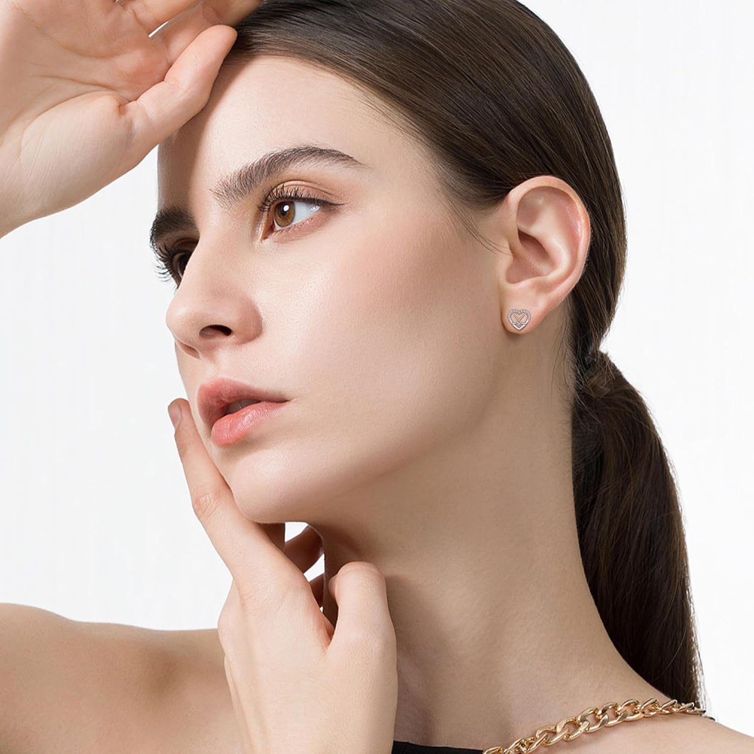 Hockey/Pickleball/Softball Earrings 925 Sterling Silver Sports Earrings Sports Jewelry Christmas Gifts for Women - Image 2