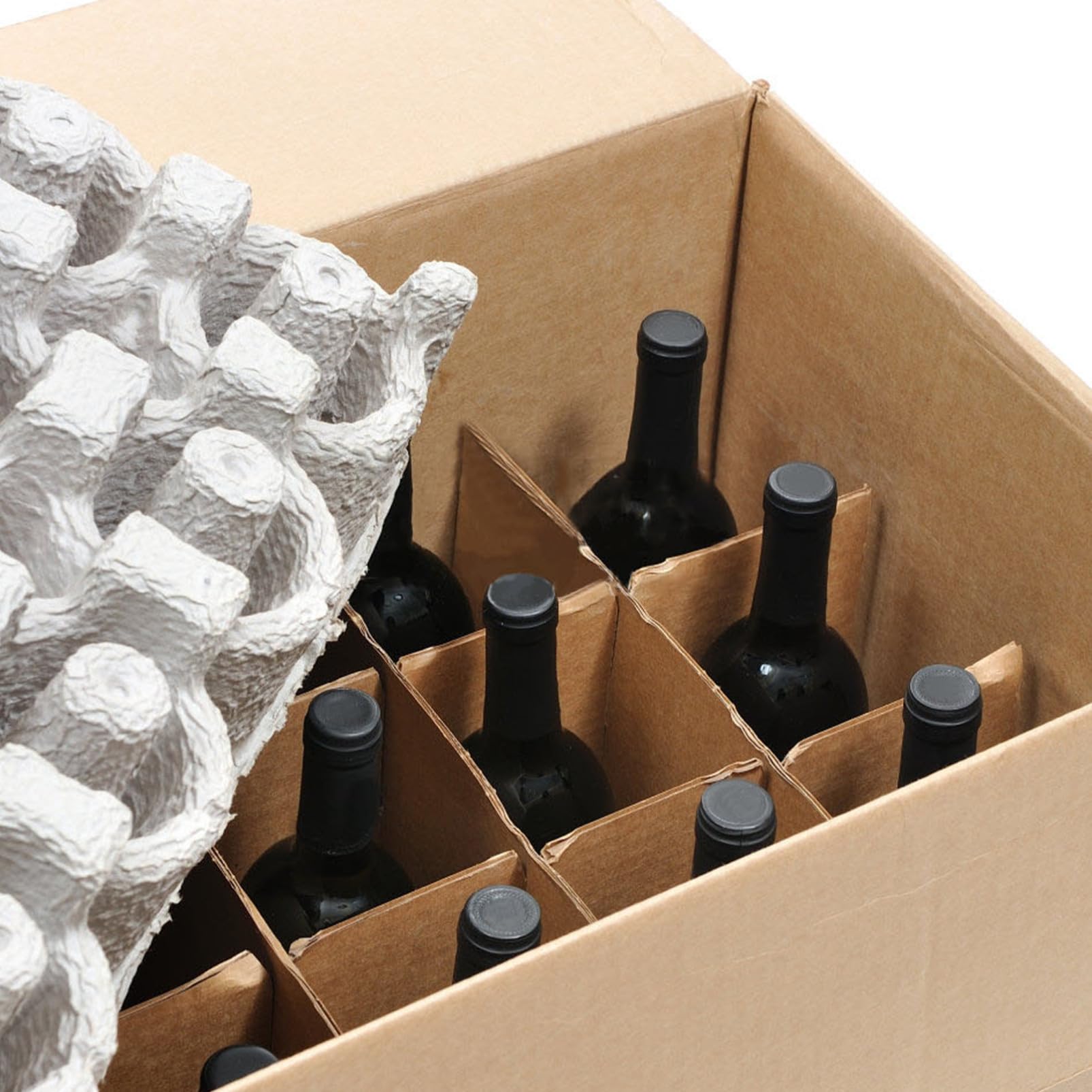 Gatuida Séparateurs Carton pour Déménagement Kit Emballage avec Séparateurs Kraft Inserts pour Cartons Emballage Protection pour Objets Fragiles et Précieux