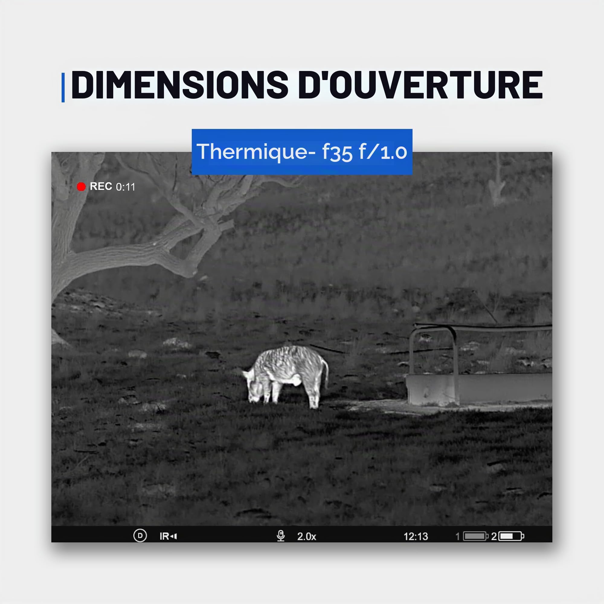 Pulsar Merger LRF XP35 Jumelles d'imagerie Thermique avec télémètre Laser