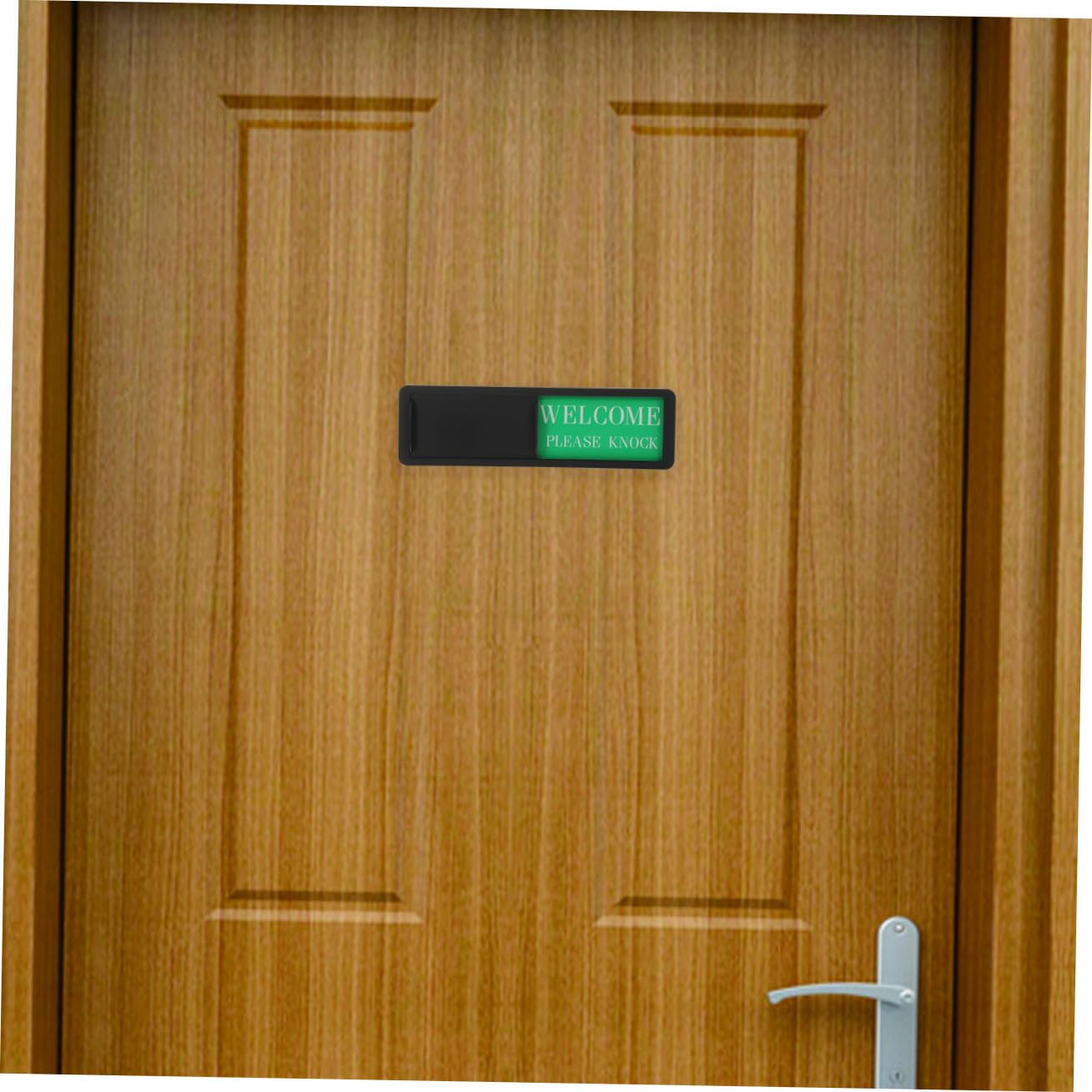 NUOBESTY 5 Juegos no molestar señal indicador de ocupado señal de no molestar de timbre cartel abierto cerrado imán de coche es de no en la puerta signo privado Acrílico
