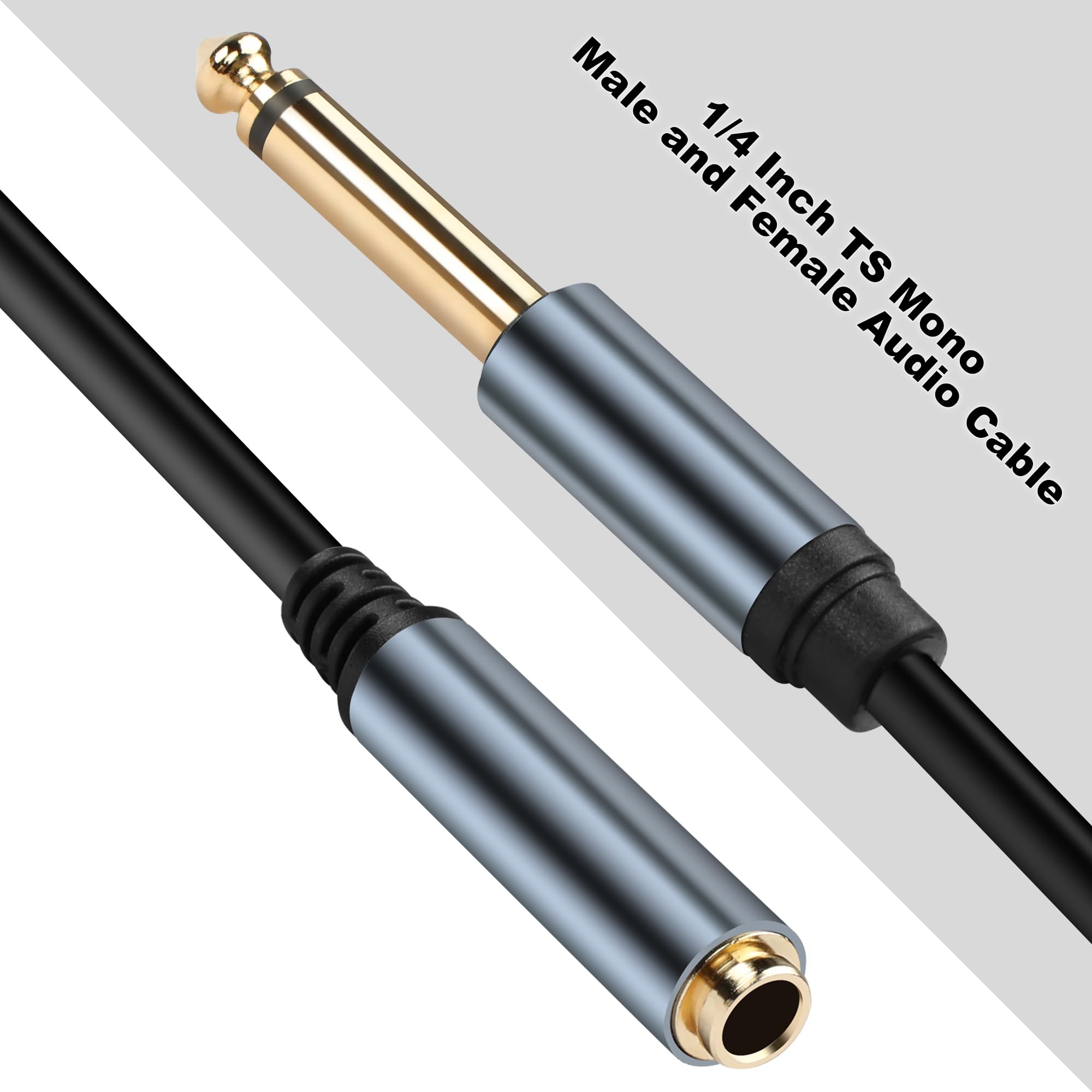 Cavo Per Interfaccia Audio Cavo Chitarra/strumento A Jack 6,35 Mm Verso USB A Maschio - 3 Metri, Per Collegare Direttamente Al PC/tablet Cavo Strumento 3 Metri Oro - Foto 8