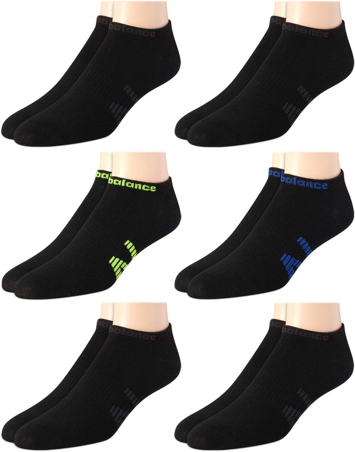 Men's Performance Athletic Low Cut Socks (6 Pack)