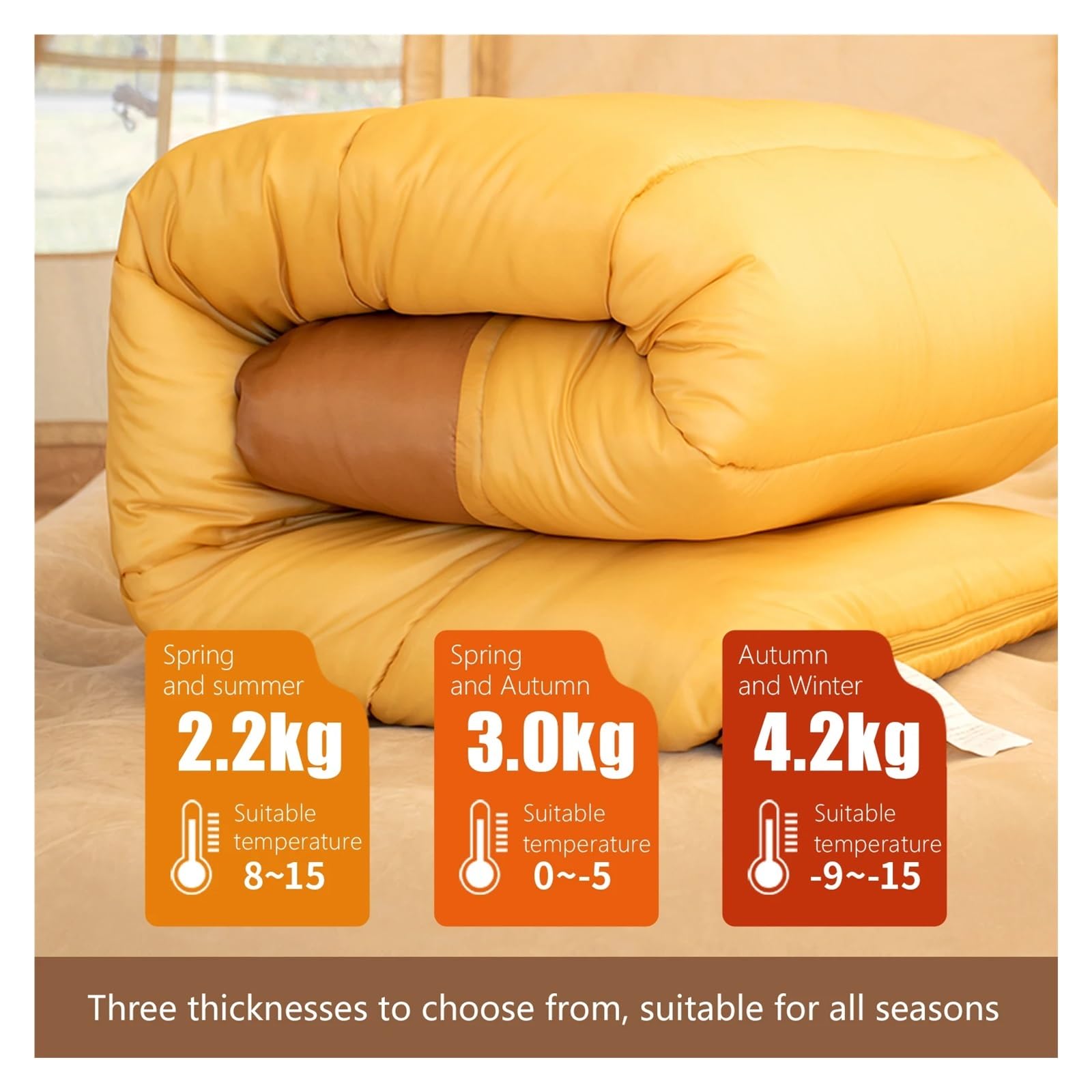 Schlafsack Person Camping Schlafsack Vier Jahreszeiten Tragbarer Winterschlafsack for Outdoor Camp Reisen Wandern