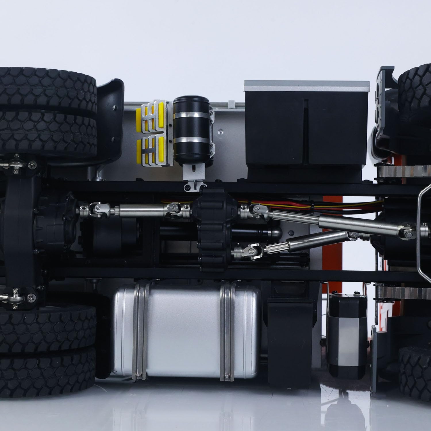 TOUCAN RC HOBBY 1:14 2.4G Control remoto Elevador eléctrico 5702 Modelo 6x6 Tipper Vehículo de 2 velocidades Motor de luz de sonido RTR Coche Regalos Adultos Hobby Modelo