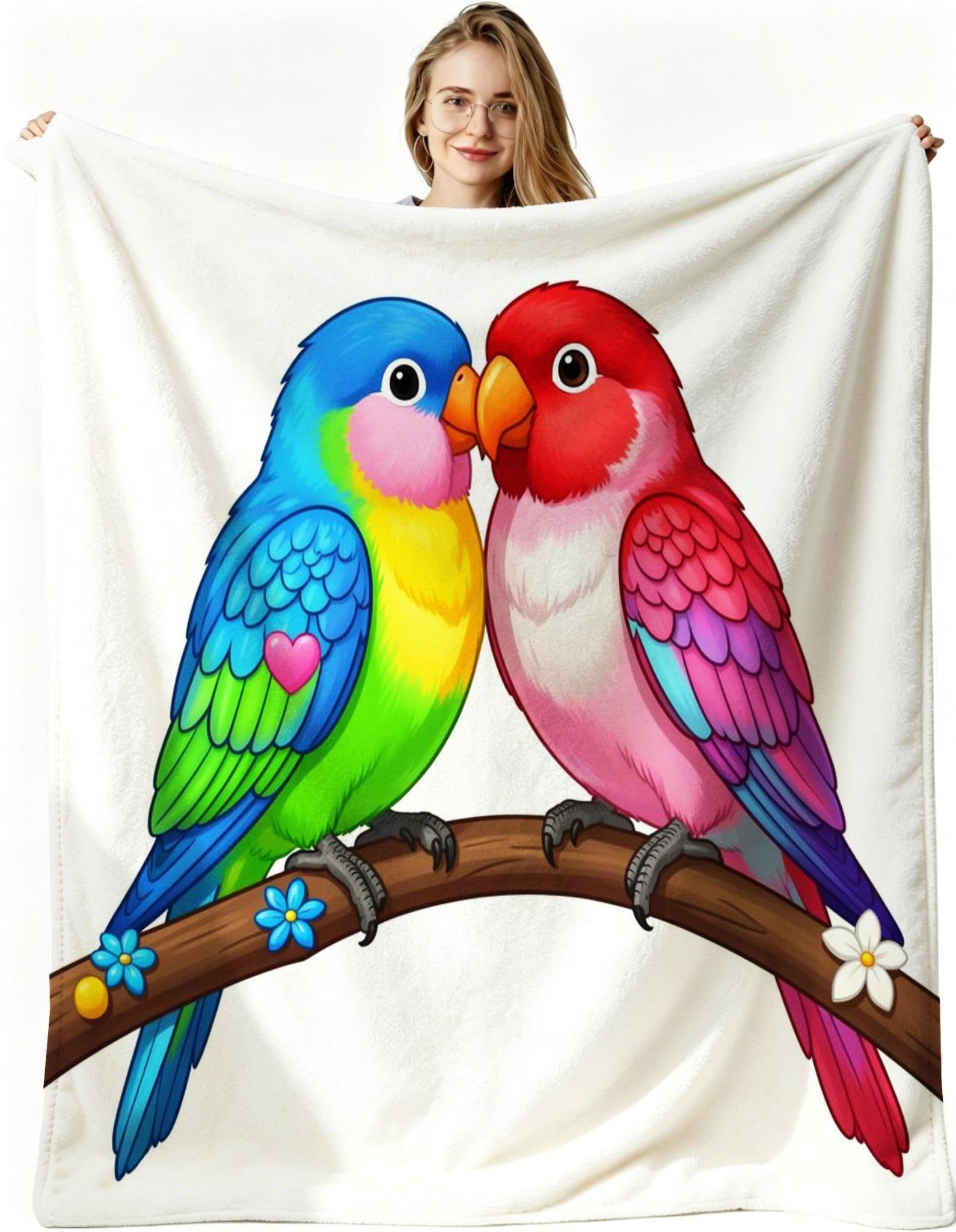Manta Entretiempo Grande, Loro de Colores, 220x240 cm, AQ8729