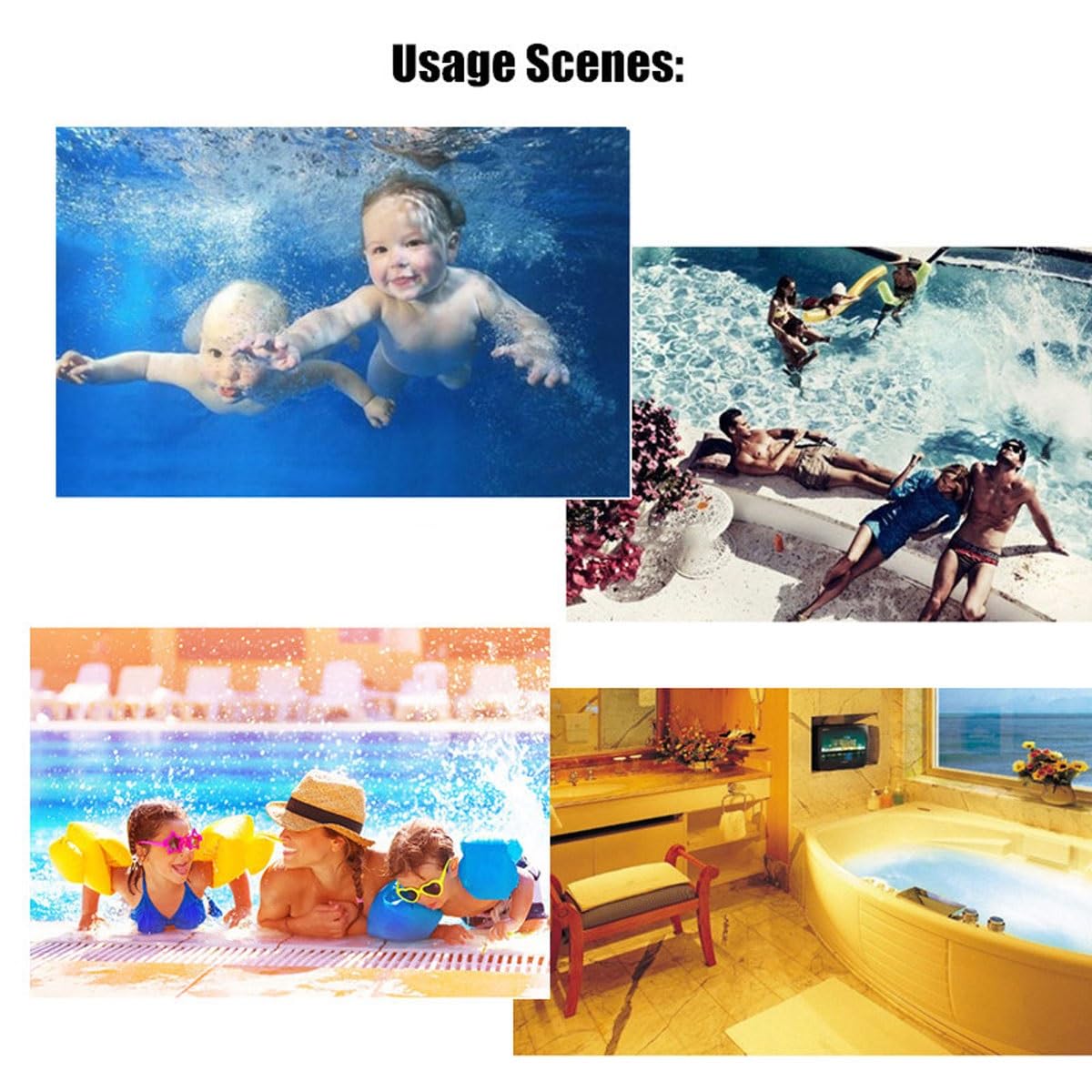 Riscaldatore elettrico per piscina, 18 KW/24 KW con display digitale, termostato per spa e piscina fuori terra