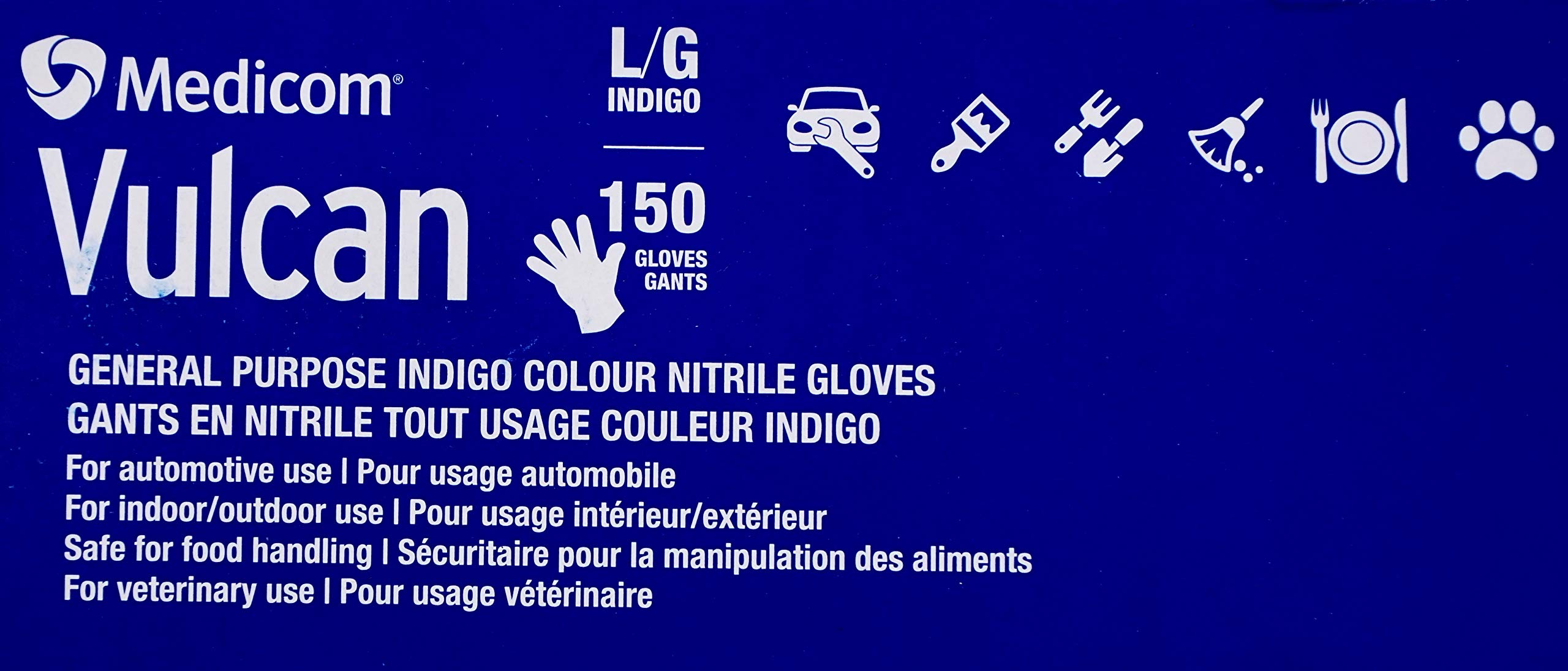 Woodford Design MEDICOM - Guanti in nitrile vulcanico, 150 pezzi