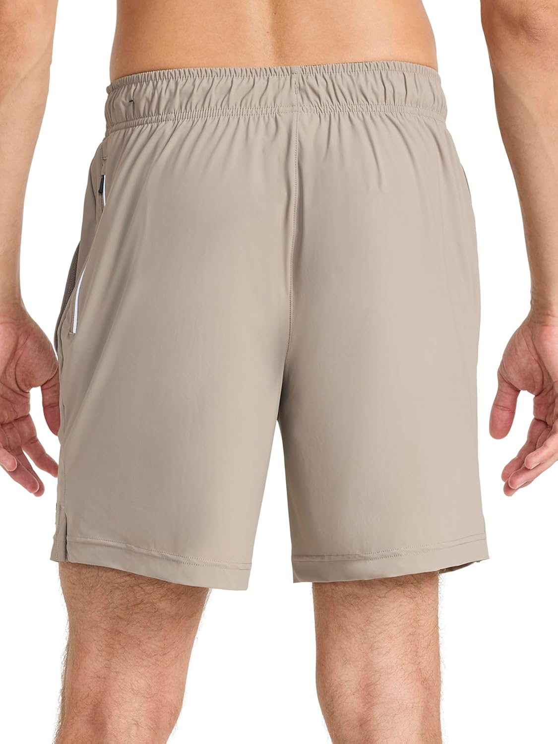 Reebok Mens Pace Training 7” Short, Standard Fit, Lightweight Stretch Recycled Nylon Fabric - Image 2