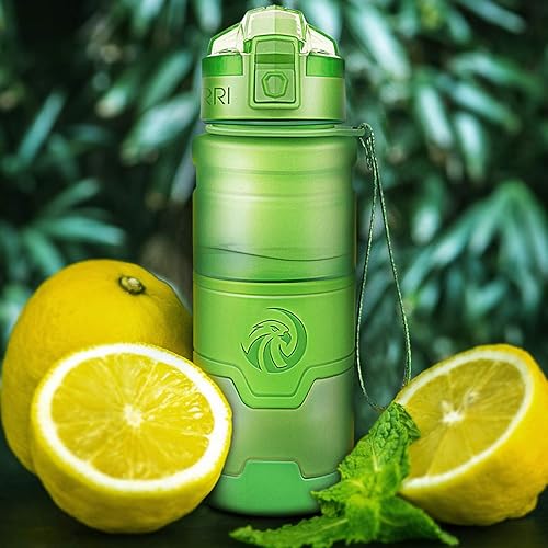 Miniatura 7 de Botella de agua deportiva Zorri, 400500700ml1L, sin BPA, a prueba de fugas, ligera, botellas Tritan para exteriores, camping, ciclismo, fitness,