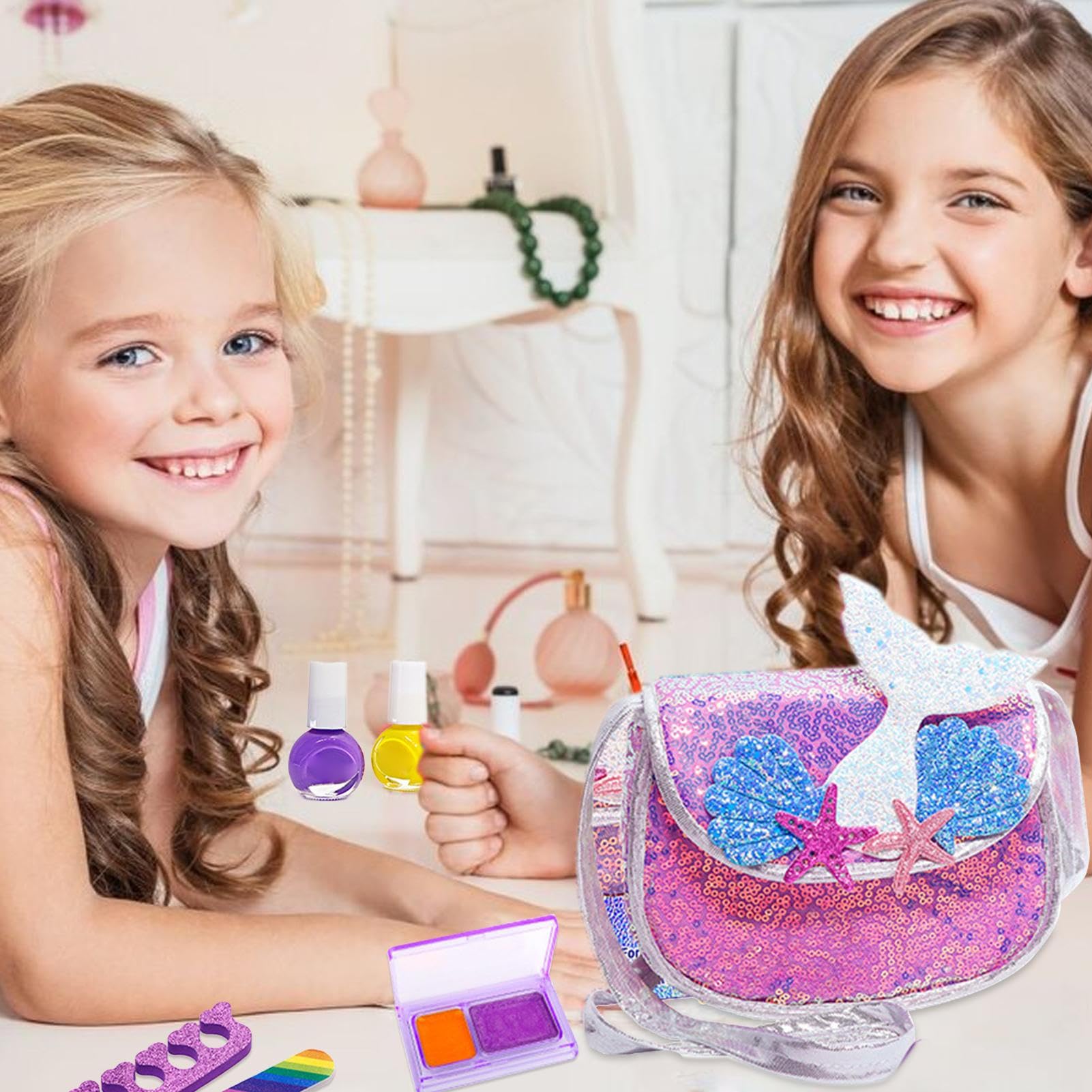 Kit De Maquillaje Infantil Lavable Y Soluble En Agua