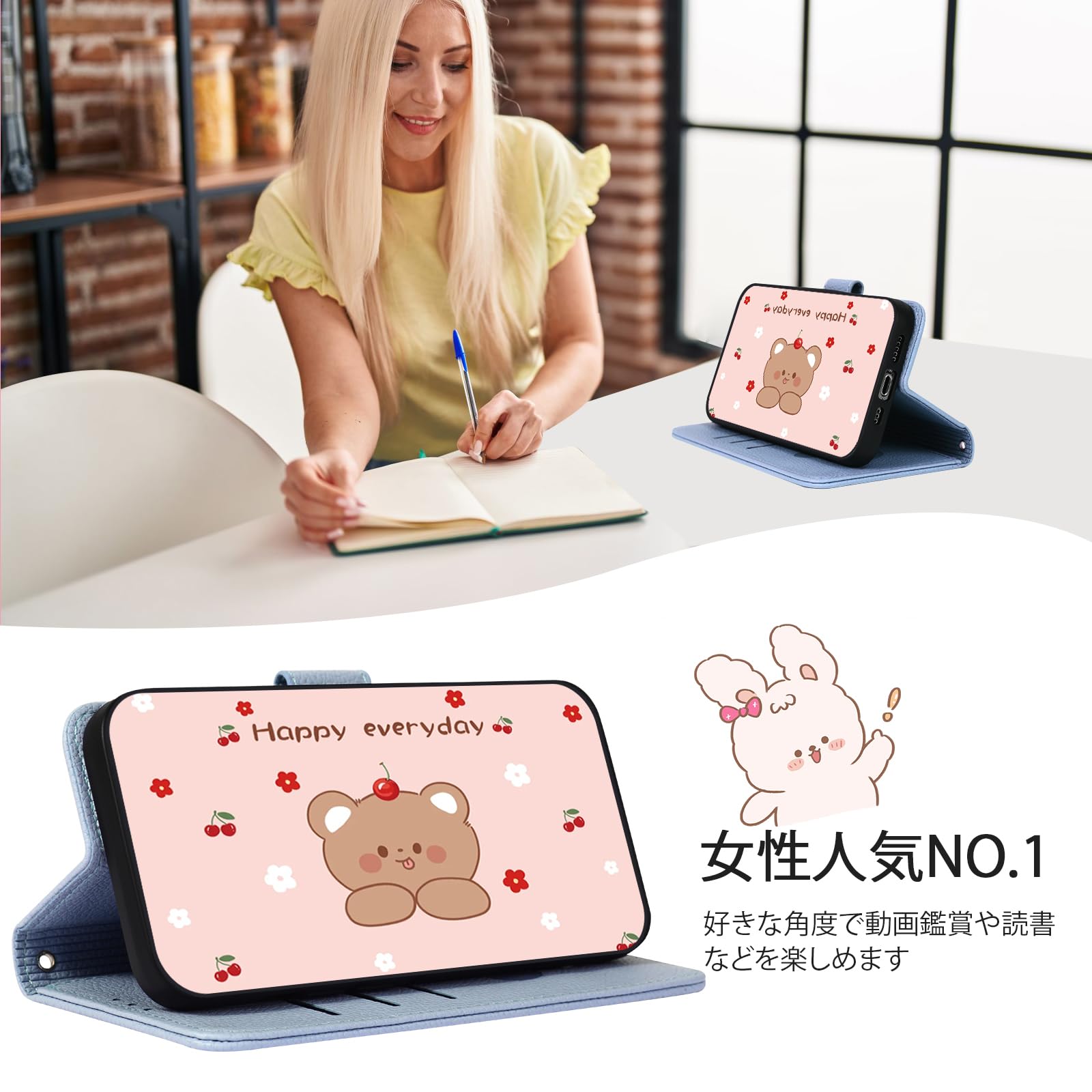 Amazon.co.jp: Qribo向けの【富士通 F-51B 用手帳カバー】arrows