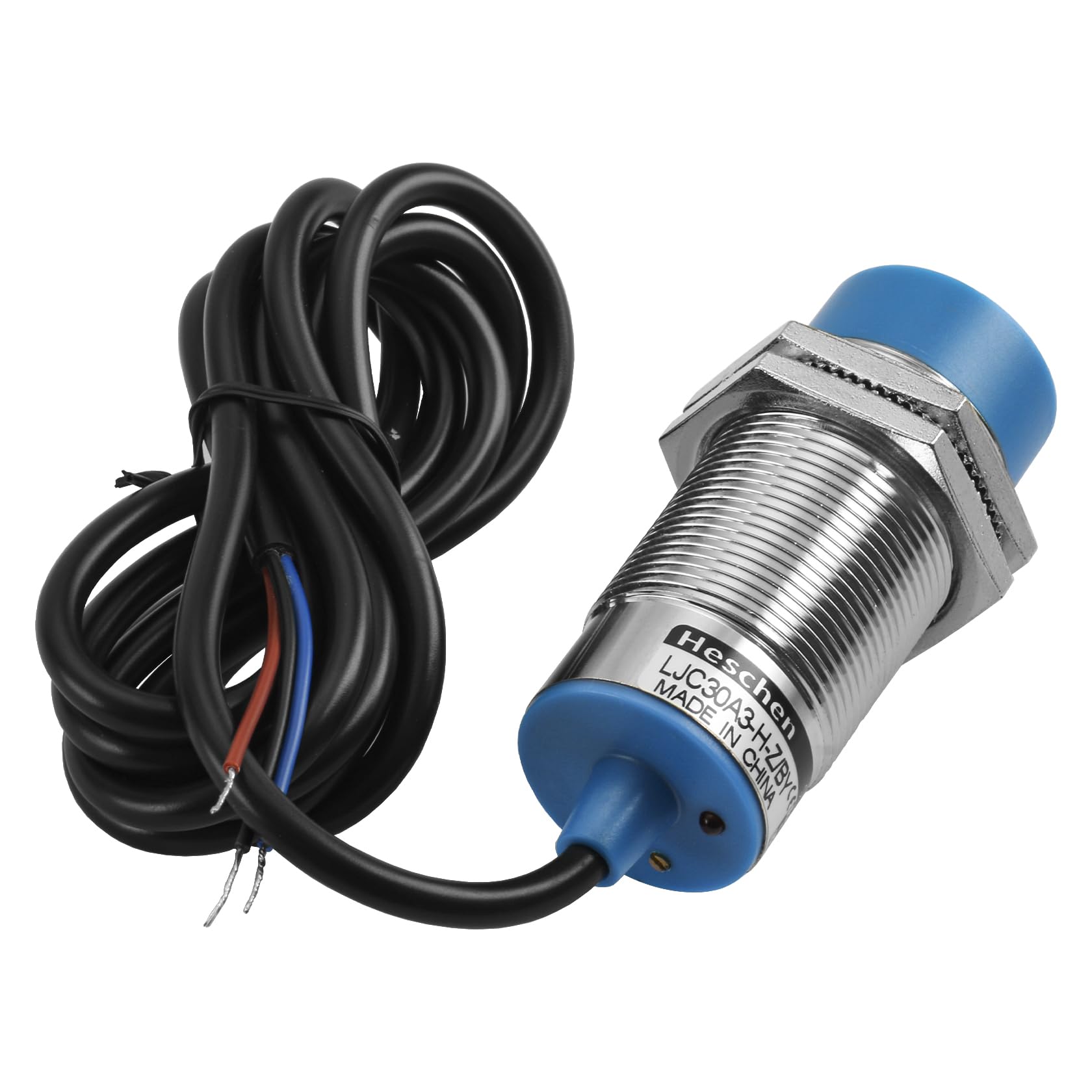 Heschen pojemnościowy przełącznik czujnika zbliżeniowego LJC30A3-H-Z/BY detektor 1-15 mm 6-36 VDC 300 mA PNP normalnie otwarty (NO) 3-przewodowy