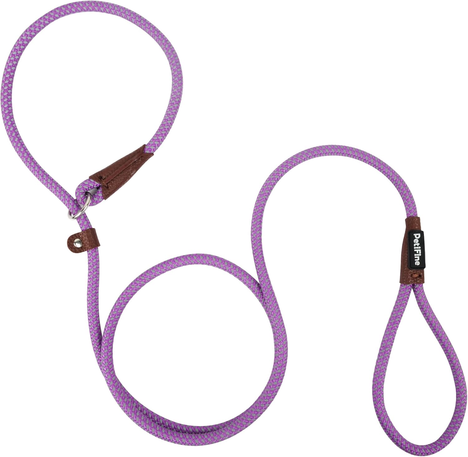 PetiFine Slip Lead Dog Leash,6FT x 3/8" Reflective Durable