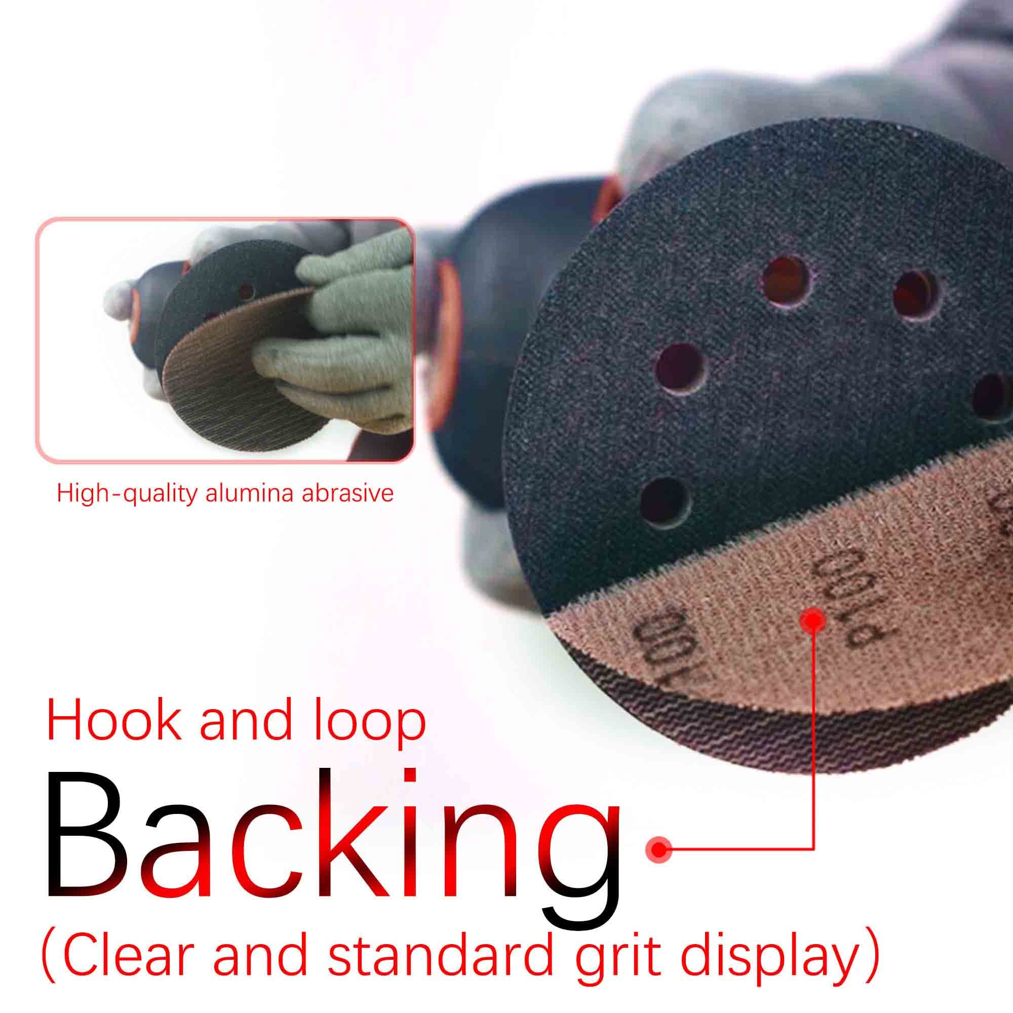 5" Sanding Mesh Discs - Dust Free & Long Lasting -6