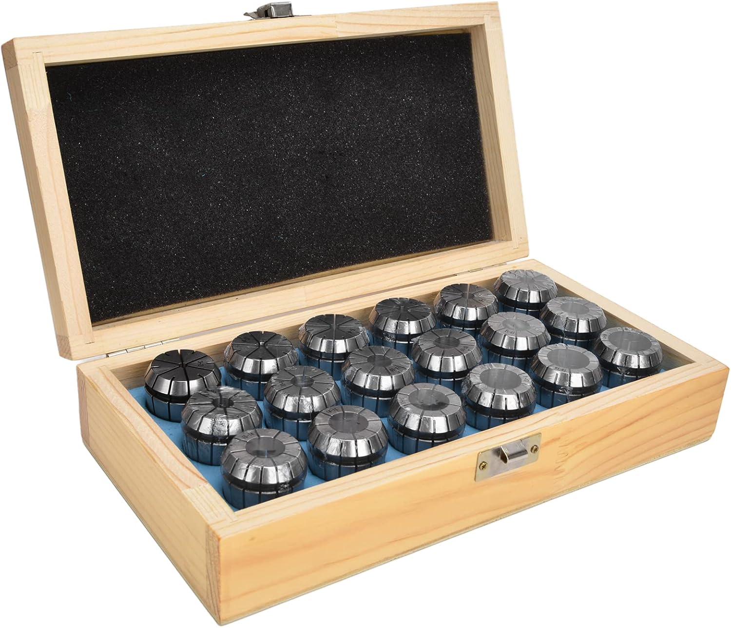Fydun ER32 Spring Collet Set CNC Engraving Machine - 18Pcs Carbon Steel Collet Chuck Milling Lathe Tool Workholding