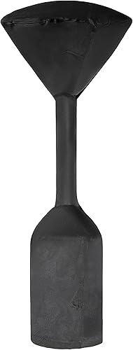 Cubierta para calentador de patio de pie, 600D, resistente al agua, para calentador de exteriores, 34 x 18.5 x 95 pulgadas, color negro