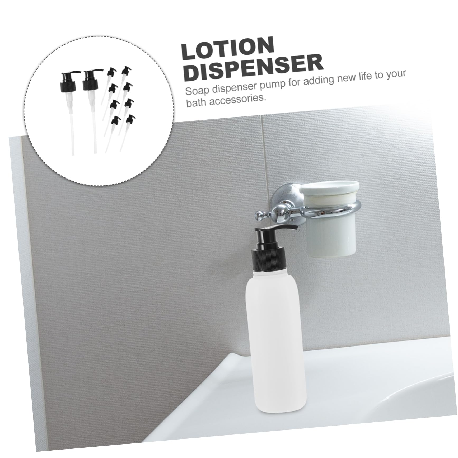minkissy 100 Piezas dispensadora de loción de champú accesorios dispensador de jabón de manos dispensador jabon dispensadora de jabón líquido para lavarse las manos Vidrio