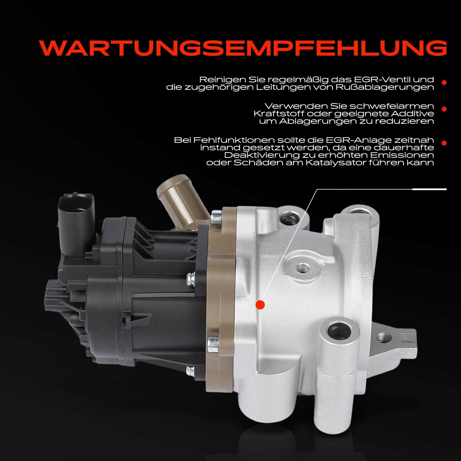 Frankberg Valvola EGR (ricircolo dei gas di scarico) per motori diesel | Compatibile con: Daily VI pianale/telaio, Daily VI Box