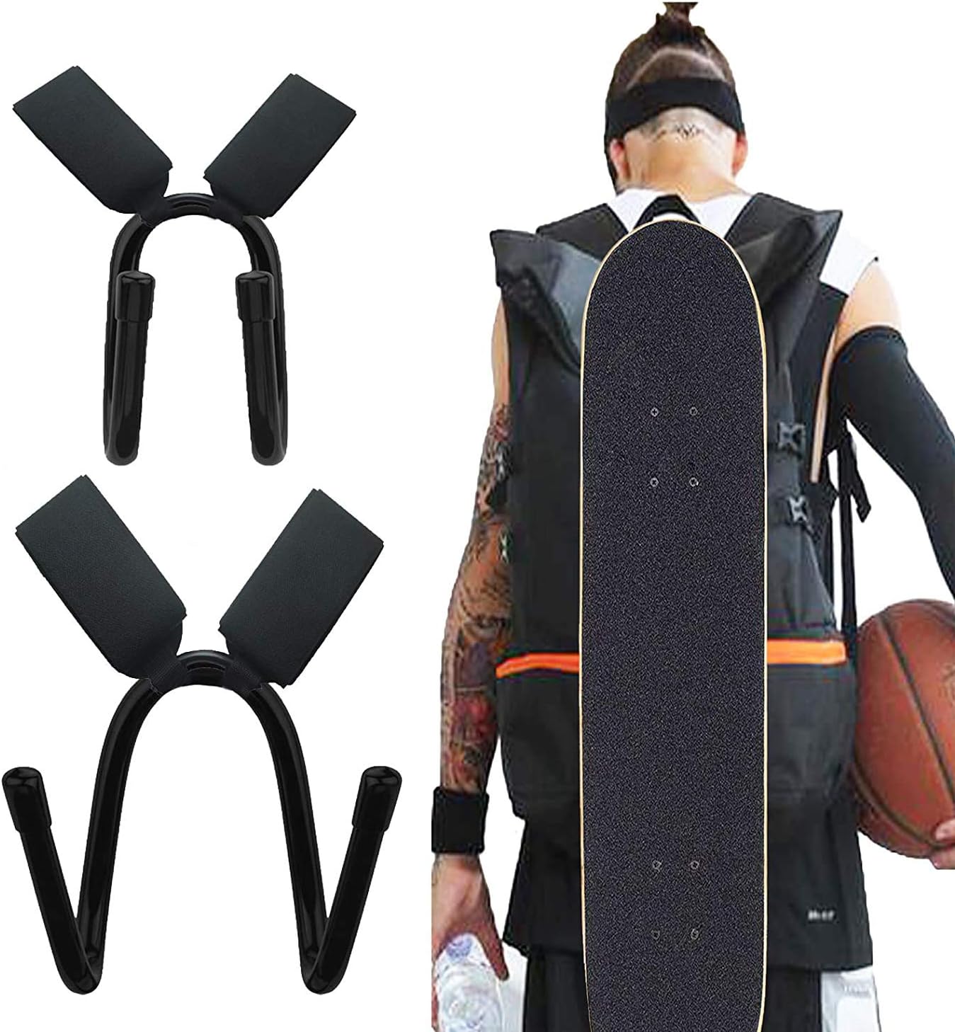 Universal Backpack Shoulder Strap Hanger Rack Storage