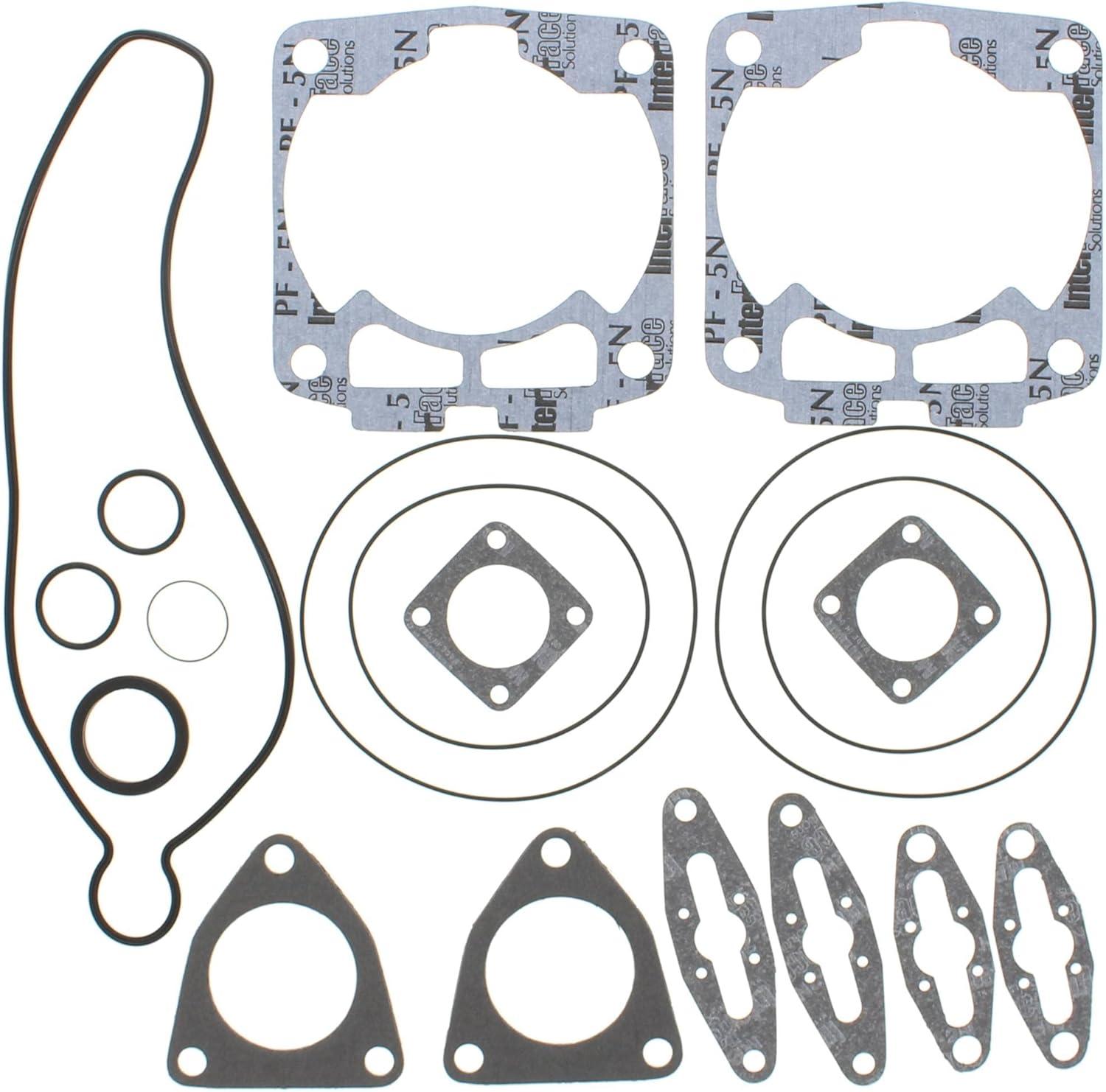 Vertex-Winderosa Full Top Gasket Set (710251) for Polaris 600 Classic 2001 2002 2003 2004 2005 2006, 600 Classic Touring 2001 2002 2003 2004, 600 Pro X 2001 2002 2003 2004, 600 RMK 2002 2003 2004 2005