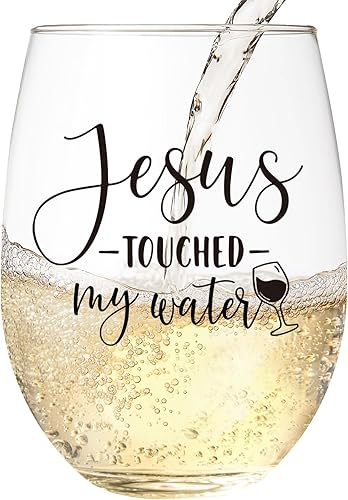 LITTLEBIGGER Friendship Gifts for Women – Christmas Wine Glasses – 15 oz Scratch-Resistant Wine Glass - 50th Birthday Gifts For Wife