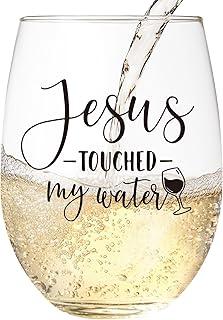 LITTLEBIGGER Friendship Gifts for Women – Christmas Wine Glasses – 15 oz Scratch-Resistant Wine Glass, Birthday Gifts for Women, Mom, Sisters, Friends, Gifts for Christians, Christmas gifts