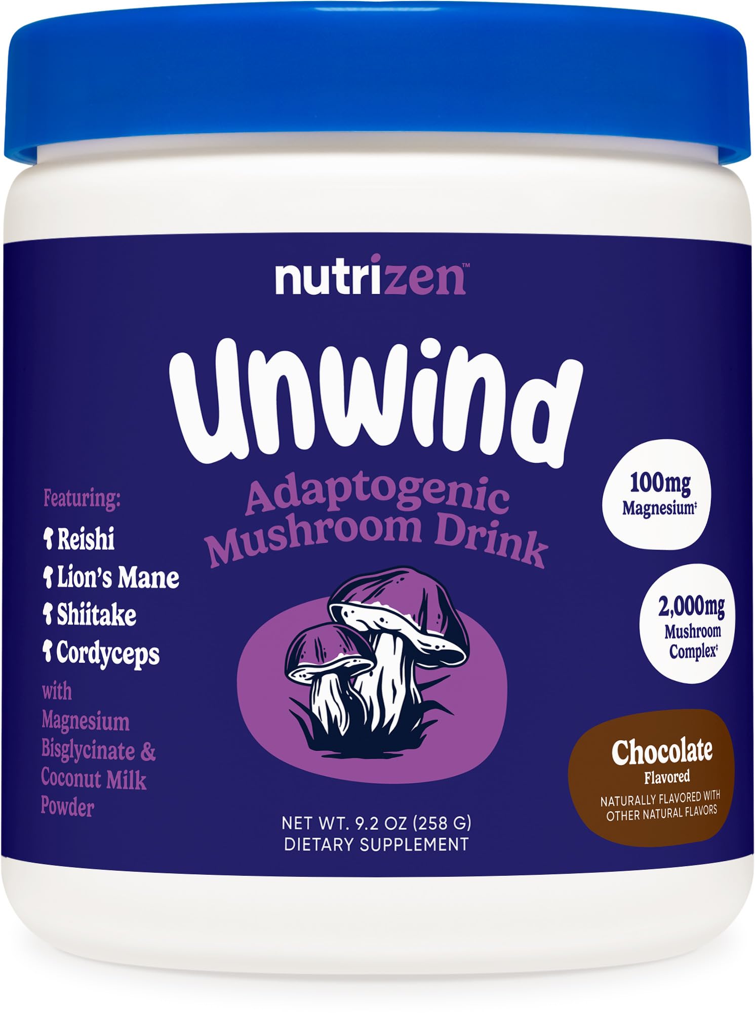 Amazon.com: Nutricost Nutrizen PM Unwind Adaptogenic Mushroom