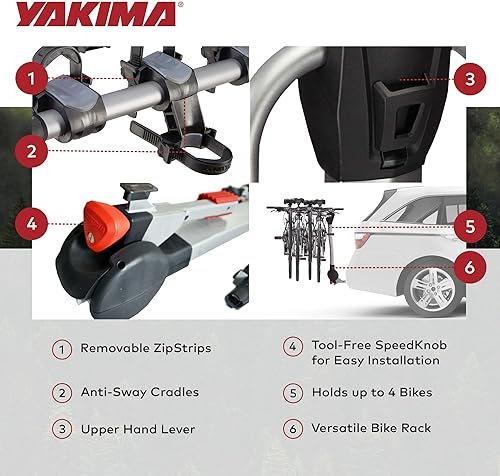 Miniatura 3 de estante trasero para bicicleta tipo costilla