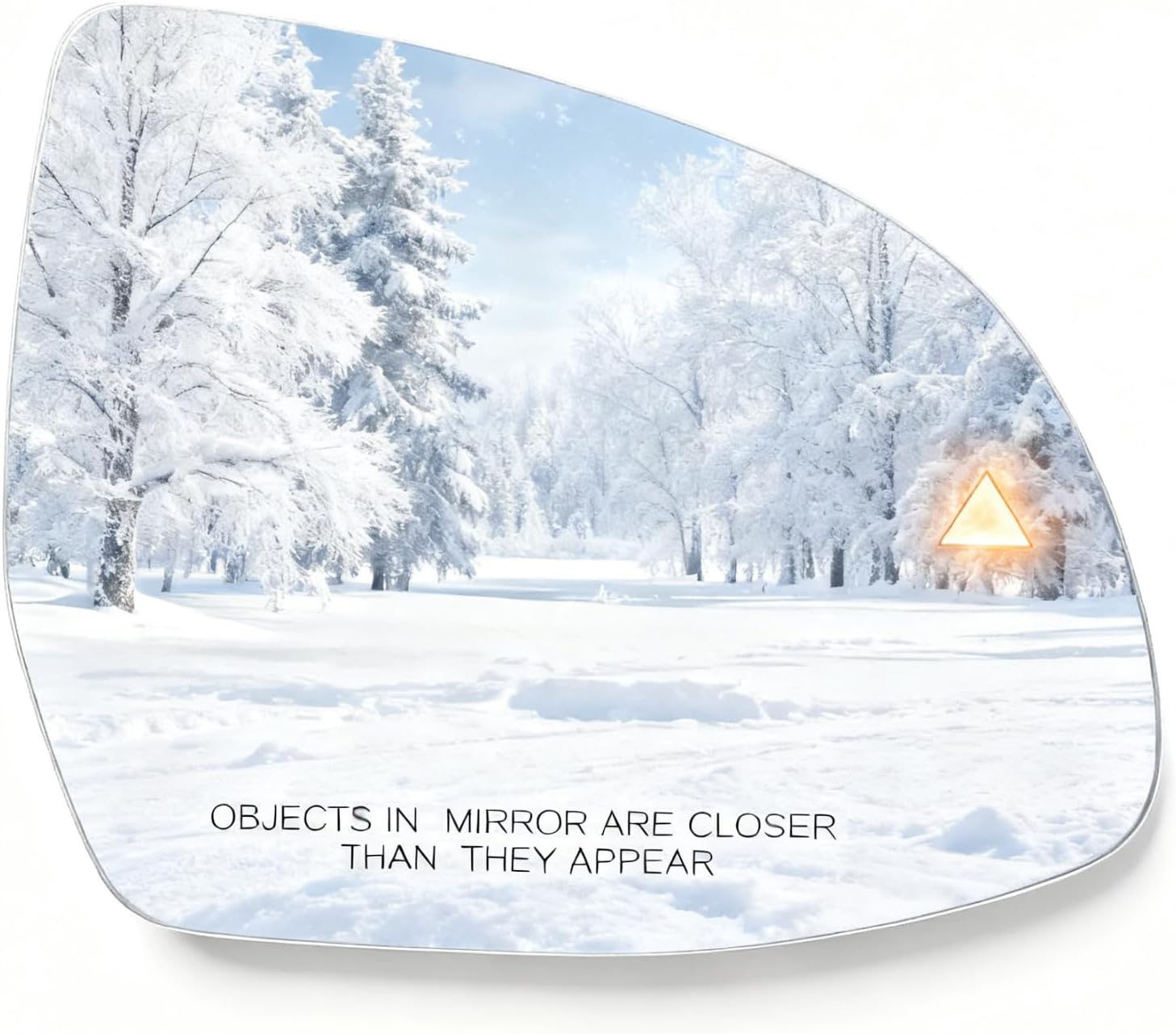 Compatible with 2018-2023 BMW X3 G01/G08/F97,X4 G02/F98, 2019-2023 BMW X5 G05, X6 G06,X7 G07 Passenger Side Mirror Glass - Right Side Mirror Glass With Power Heated, Bind Spot Detection