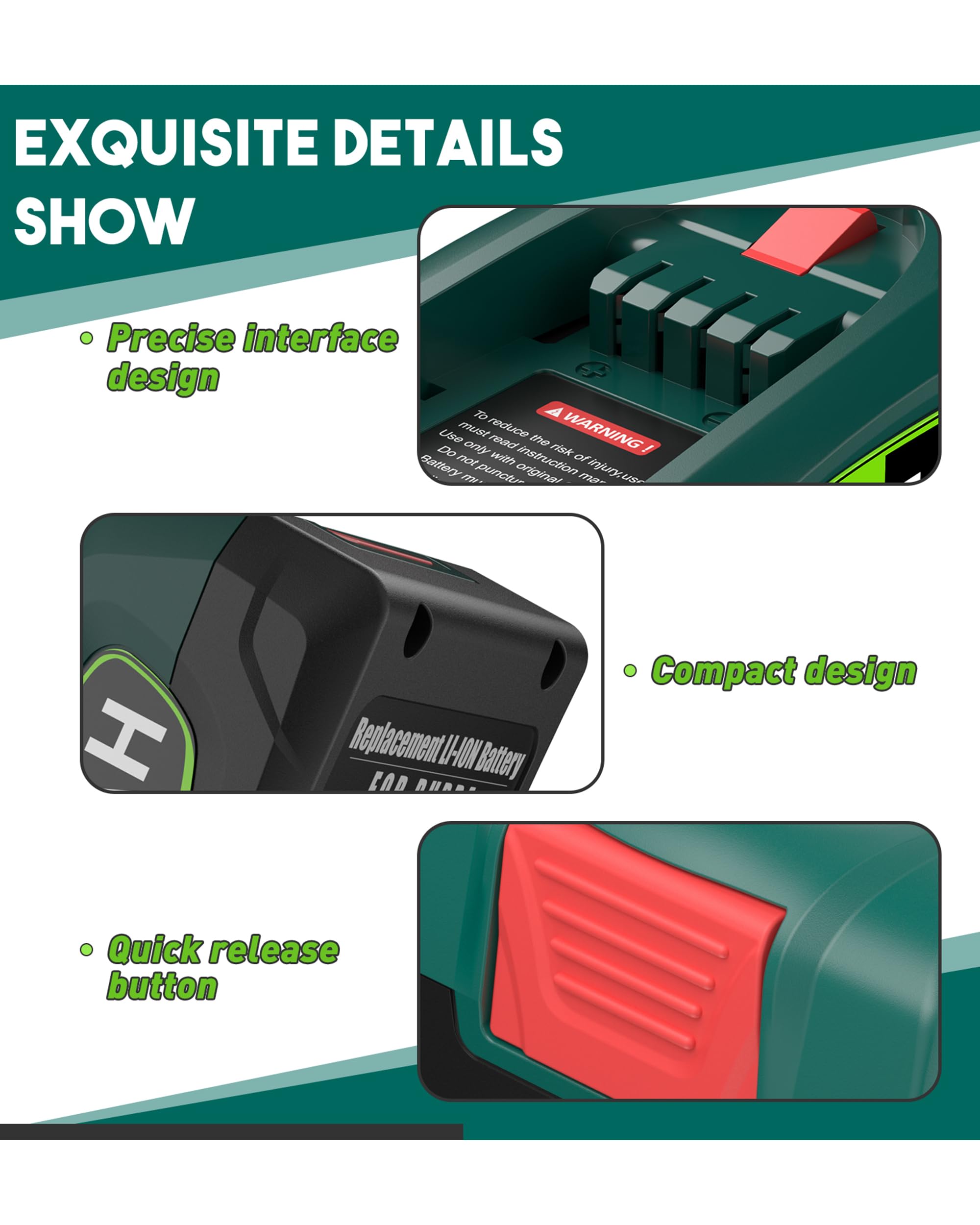 18V 5.0Ah Ersatzakku Kompatibel mit Bosch PBA PSB PSR Home & Garden