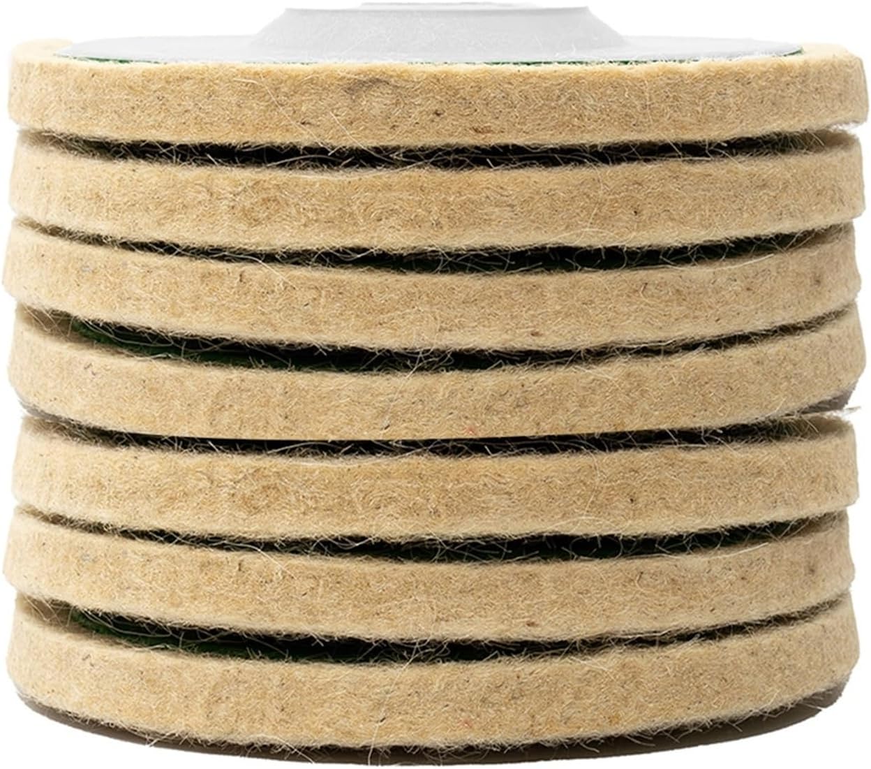 7Pcs Polishing Wheel Buffing Pad 100 * 16mm Felt Pad Grinding Disc for Electric Buffer Polisher Marble Glass Polishing Power Tool