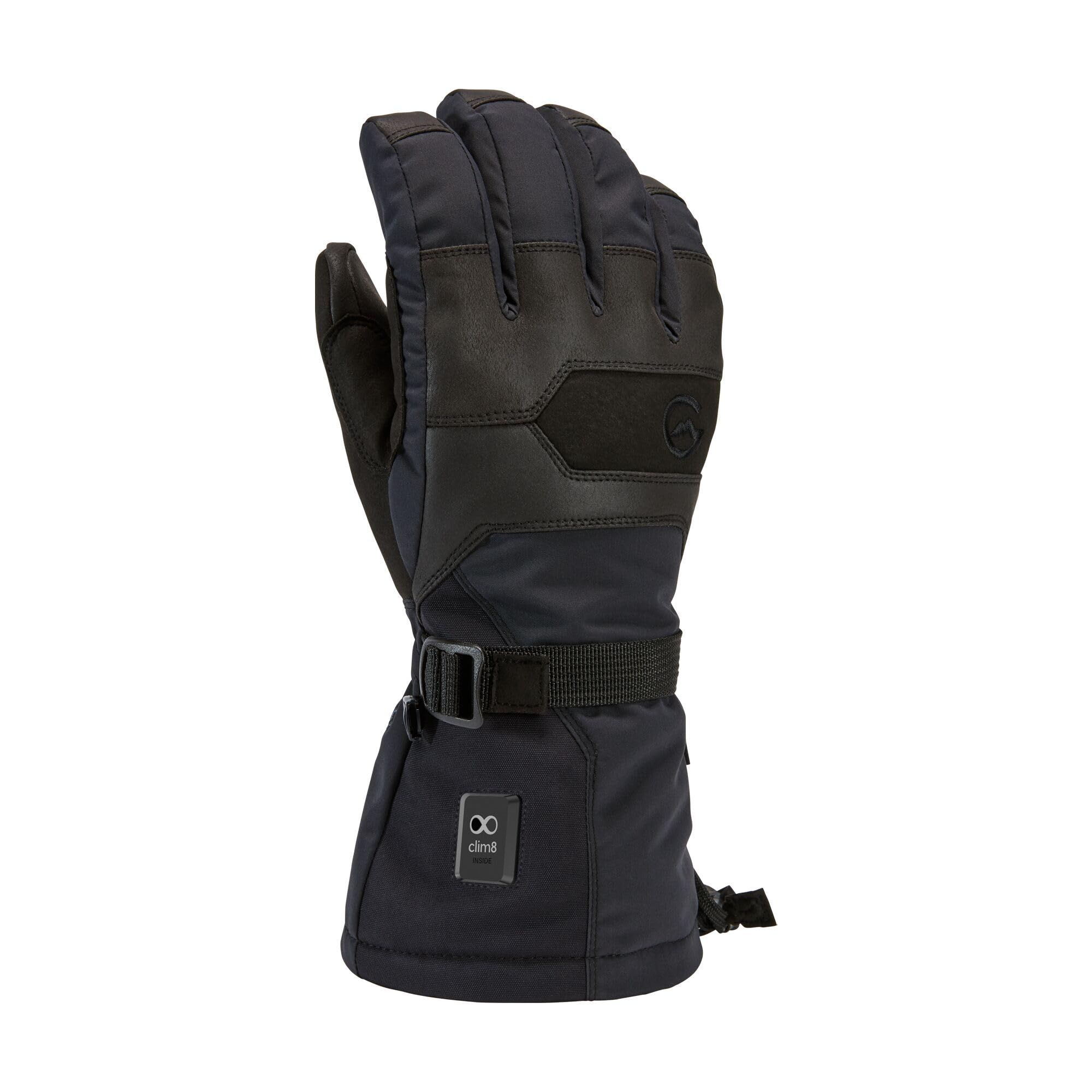 Gordini Men's Forge Heated Glove, Black, Medium/Large