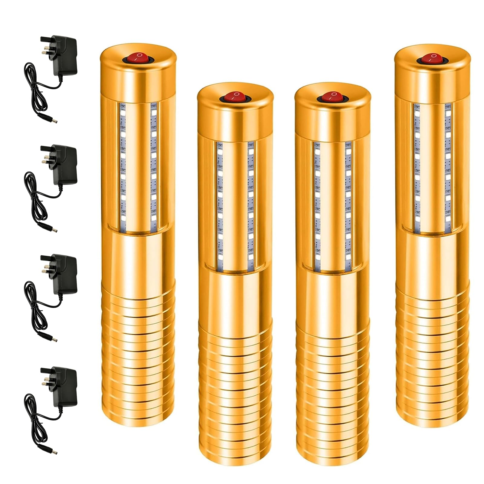 4Pcs LED Strobe Baton Lights for Bottle Service Rechargeable Light Wedding