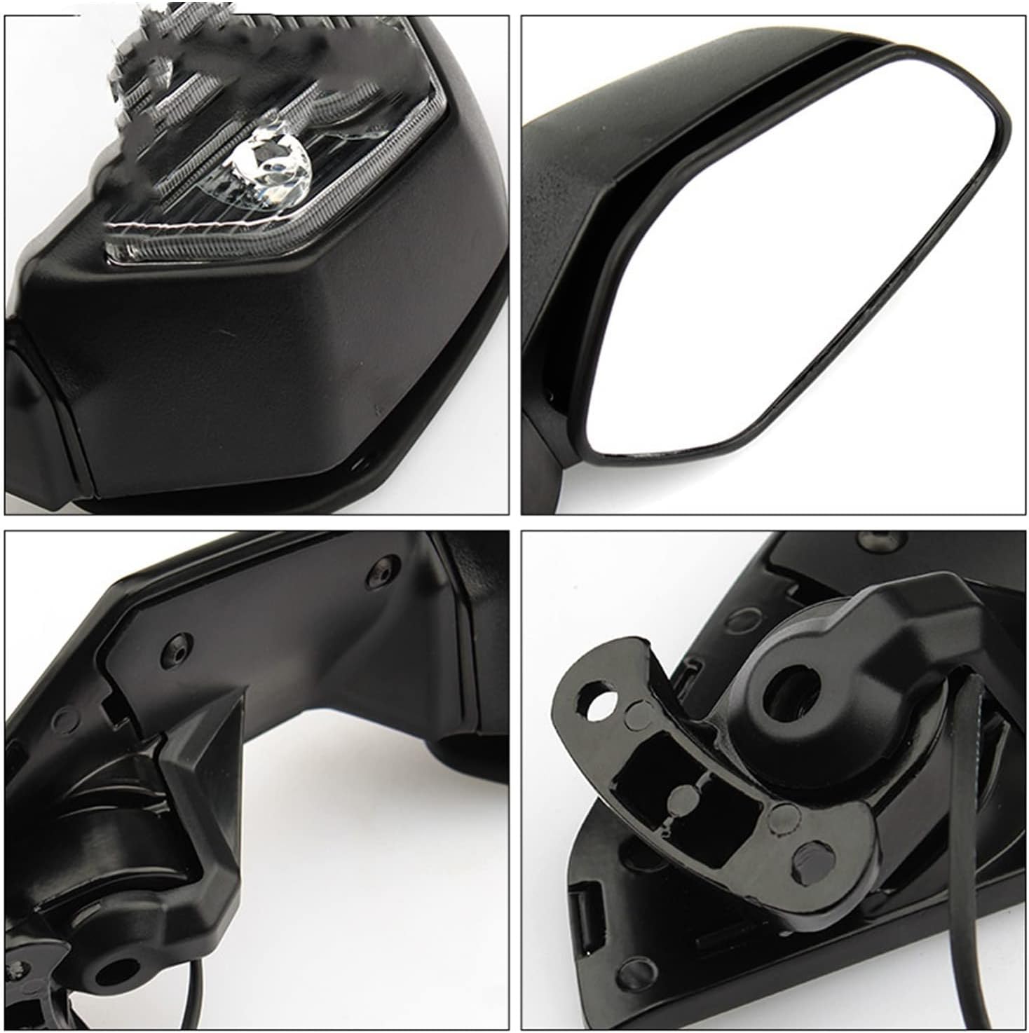 左右ミラー 為にZX4R ZX10R 16-20 のための H2 400 のためのオートバイ