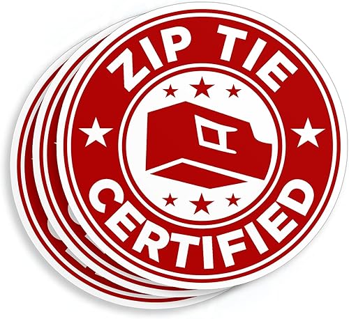 Miniatura 9 de Calcomanías certificadas con lazo de cremallera, técnico, mecánico, electricista, construcción, 3 pulgadas, casco duro, adhesivo troquelado para