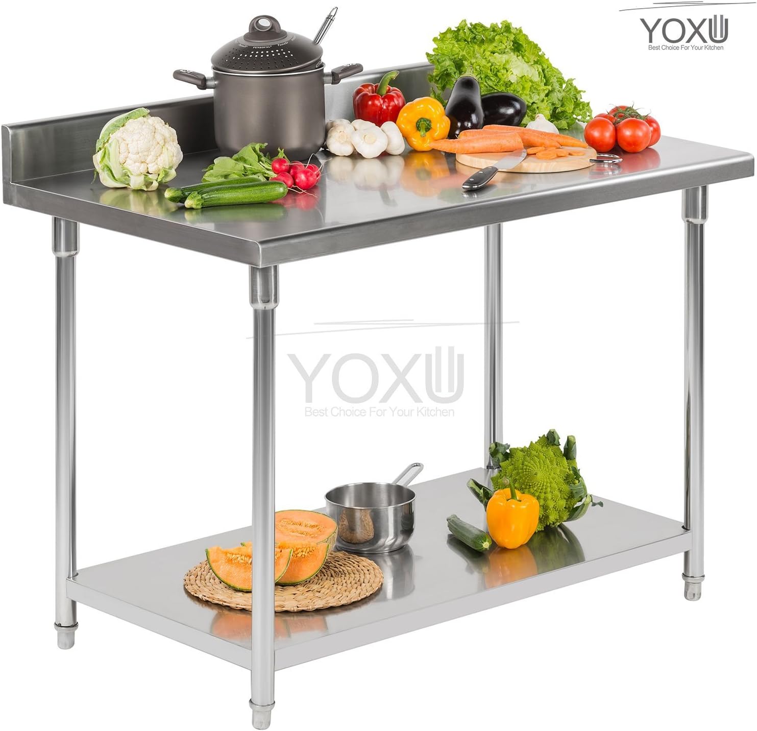 Plan of Work Work Bench Table Professional Stainless Steel Kitchen Catering 800x700x850