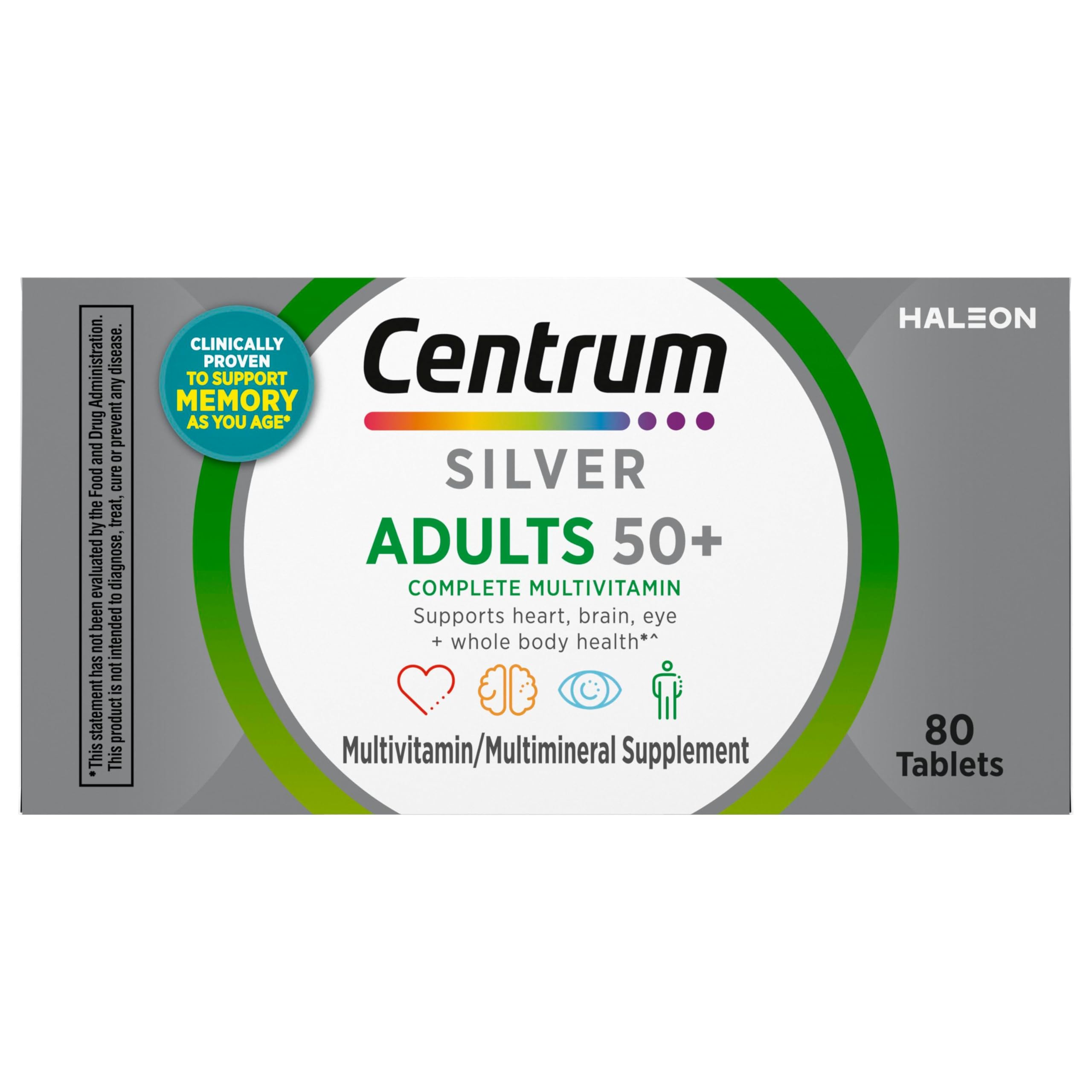 Centrum Silver Multivitamin for Adults 50 and Over, 80 Tablets — Amazon image 13