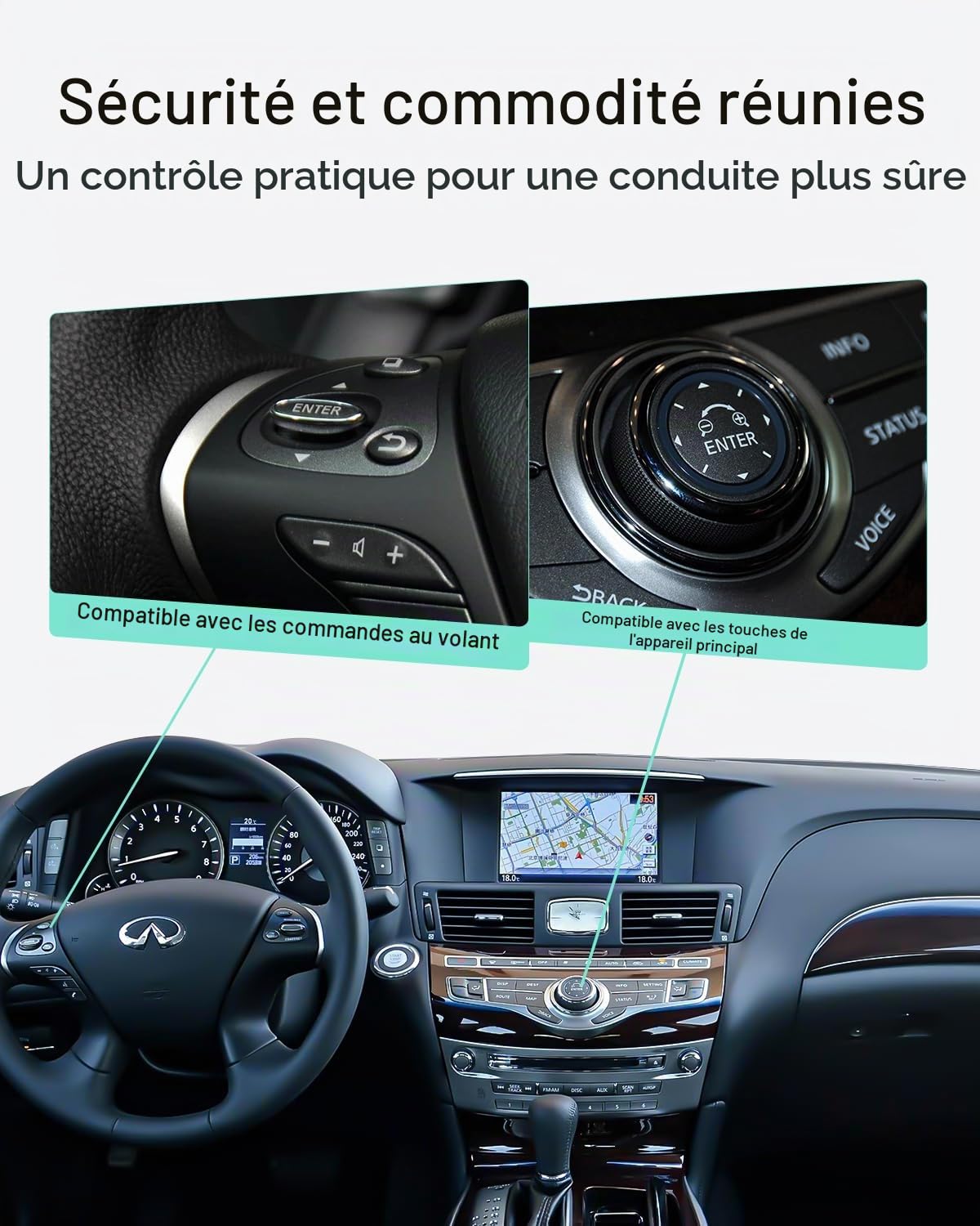 Adaptateur Bluetooth Voiture USB pour iPod Music Source