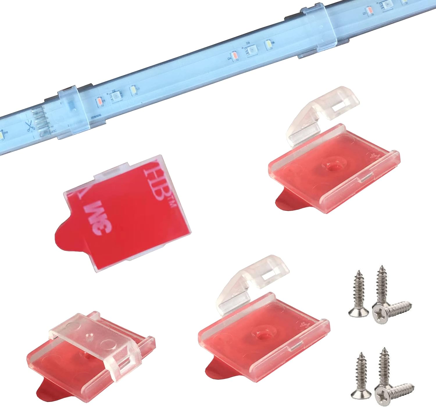 ATB Future LED Strip Clips for IP67/IP68 Waterproof LED Strip Light Which are 12mm 14.5mm