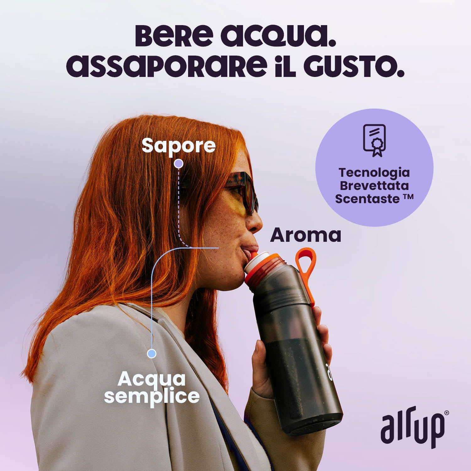 air up® Flavour 5 Set degustazione con 5 pod in aromi diversi | Pod aromatizzati per 25 litri d'acqua senza zucchero ai gusti: cola, anguria, aranciata, mela e ananas I Per borracce air up® originali