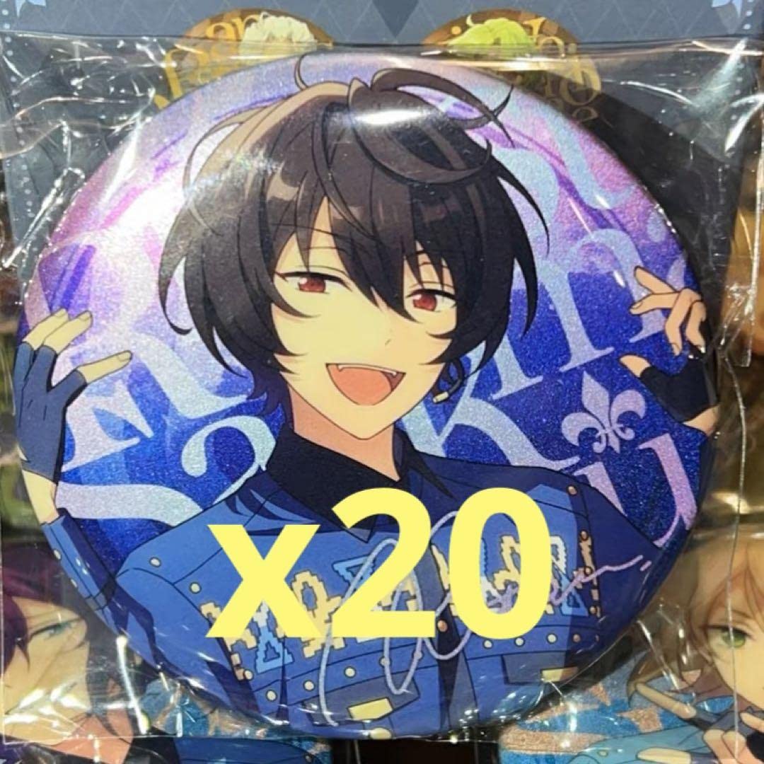 Amazon.co.jp: あんスタ 海外6周年 群星缶バッジ 朔間凛月20点 : おもちゃ 