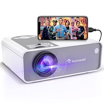 Bonsaii Mini Portable peojector White(PJ8005)