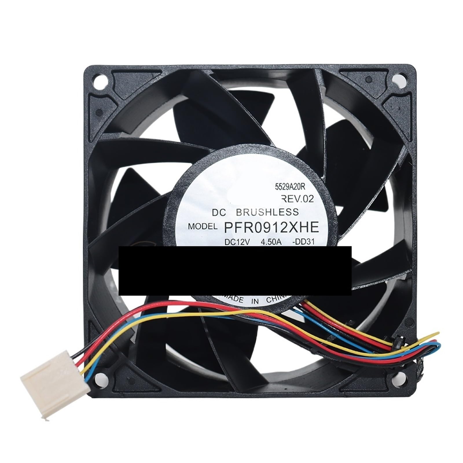 GJEXXPTST 90 * 38mm PFR0912XHE 9CM 90mm 4.5A 12V Cooling Fan