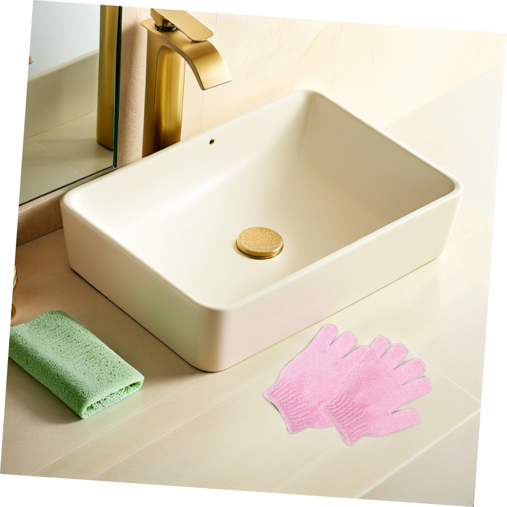 16 Paia Guanti Esfolianti da Bagno Guanti Doccia Doppio Lato in Nylon per Uomo Donna per Pulizia Profonda e Uso Quotidiano