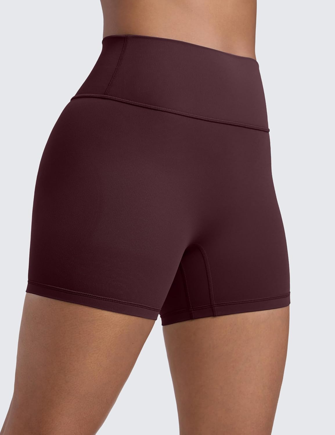 CRZ YOGA Secretsculpt Butterlift Biker Shorts 4" - No Front Seam High Waisted Womens Workout Gym Booty Scrunch Butt - Image 2